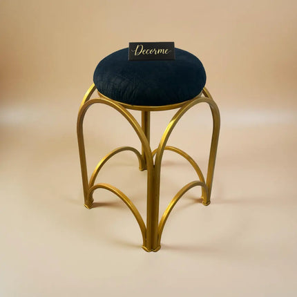 Golden Arch Design Vanity Stool