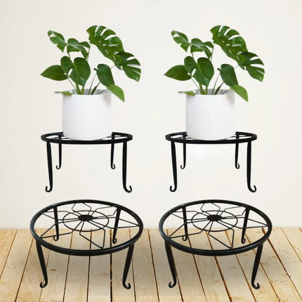 Metal Plant Stand – Heavy-Duty Iron Pot Shelf for Indoor & Outdoor
