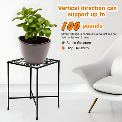 Art Metal Plant Stand – Round Flower Pot