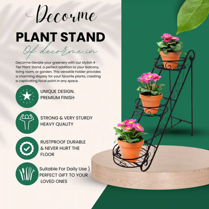 3-Step Metal Plant Stand